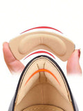 6114 1b-021  Tres Pares anti deslizante almohadón Plantillas de talón para Zapatos