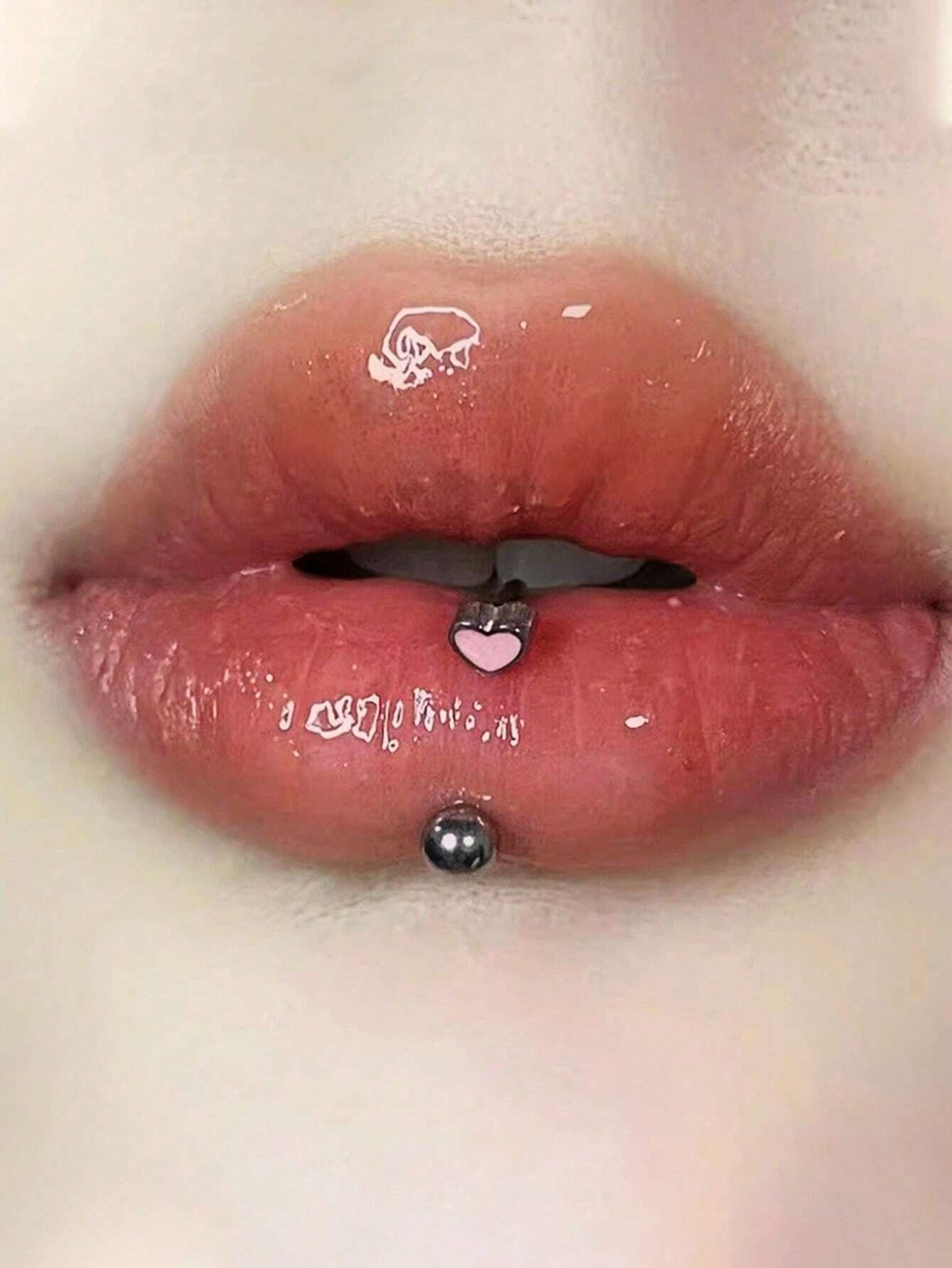 12644 1b-04-13 Piercing Labios Forama Corazón 1 Pza