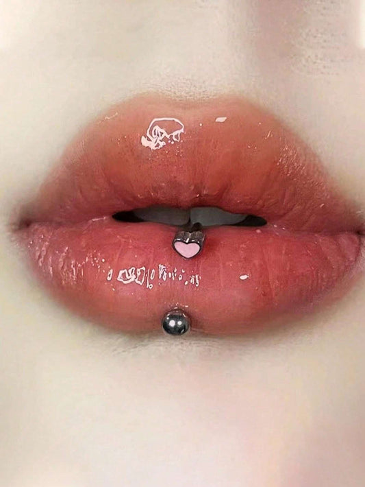 12644 1b-011 Piercing Labios Forama Corazón 1 Pza