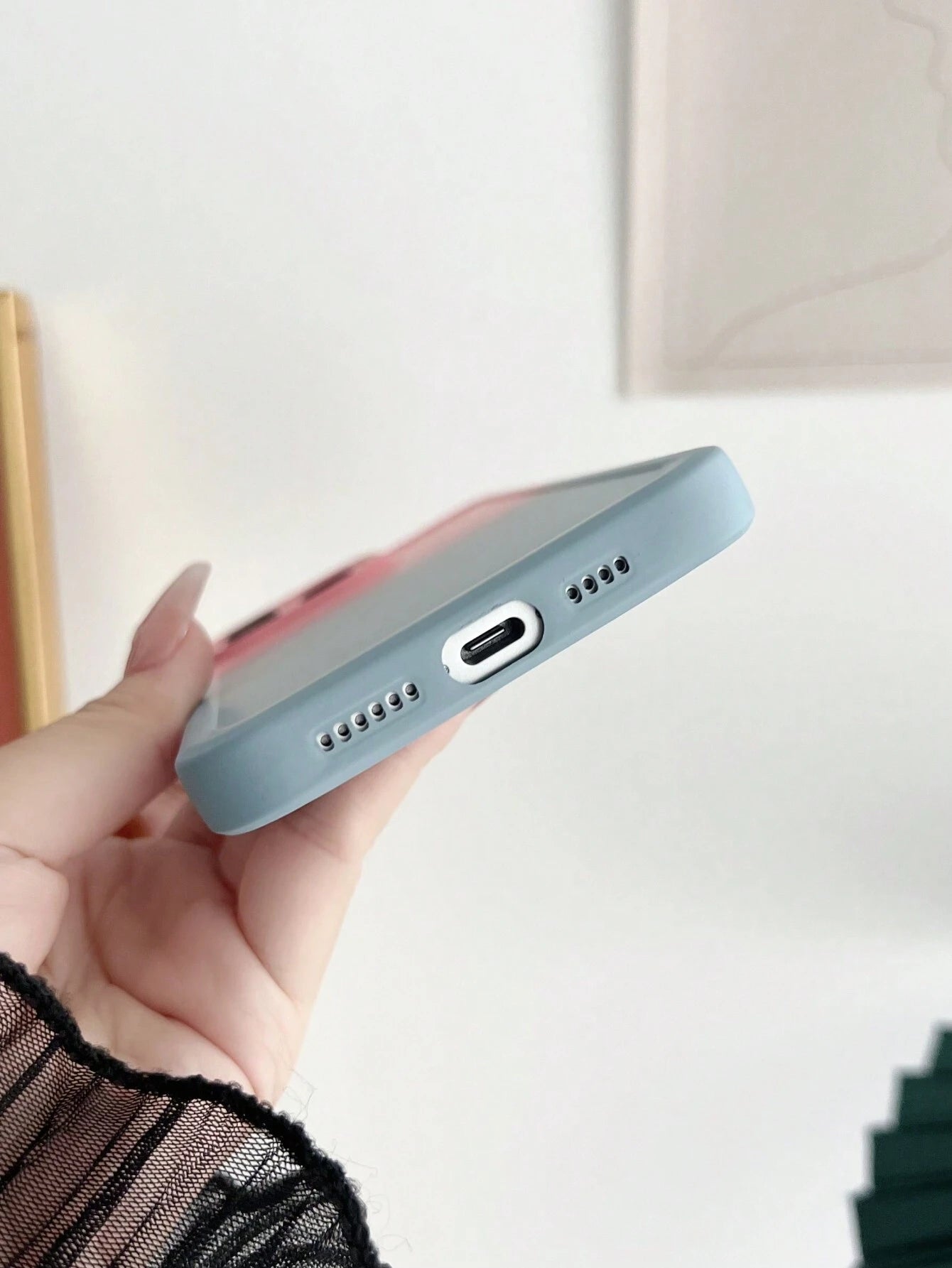 10188 2t-014 Funda para iPhone de color degradado