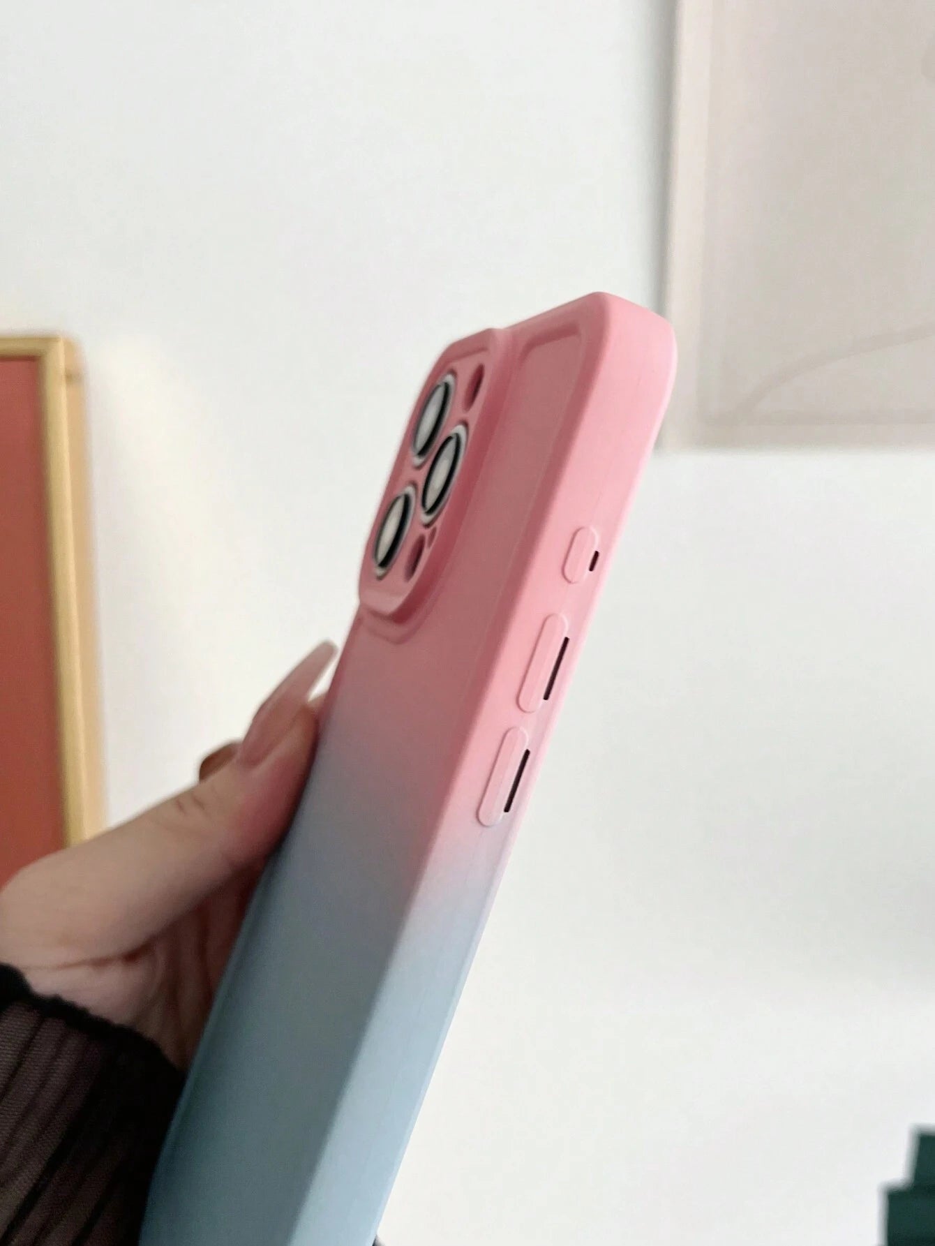 10188 2t-014 Funda para iPhone de color degradado