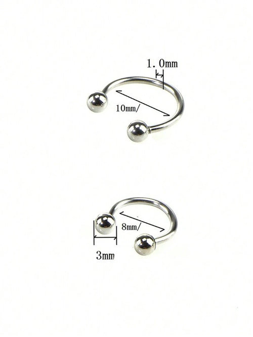12648 1b-011 Piercing para labios 2 Pzas