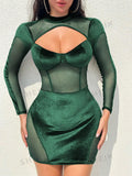 17364 1t-005 Vestido ajustado con abertura 1 Pza
