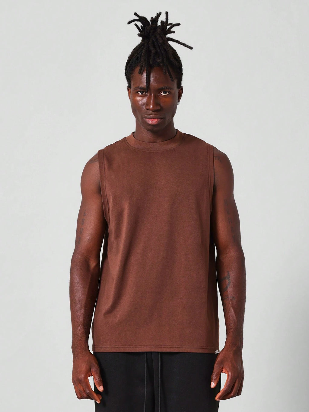 9738 1t-006 Camiseta Sin Mangas Imprescindible De Ajuste Regular