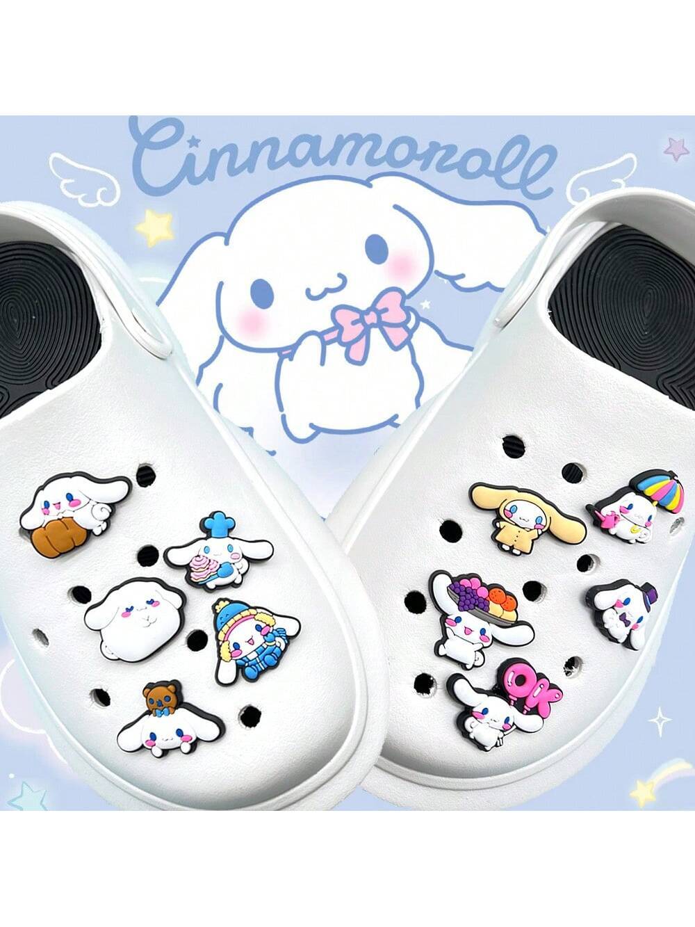 6945 b01-10 Set 10 Piezas Dijes De Dibujos Animados Para La Decoración De Zapatos