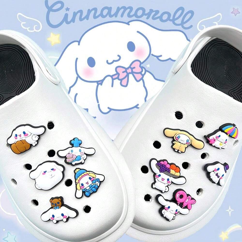 6945 b01-10 Set 10 Piezas Dijes De Dibujos Animados Para La Decoración De Zapatos