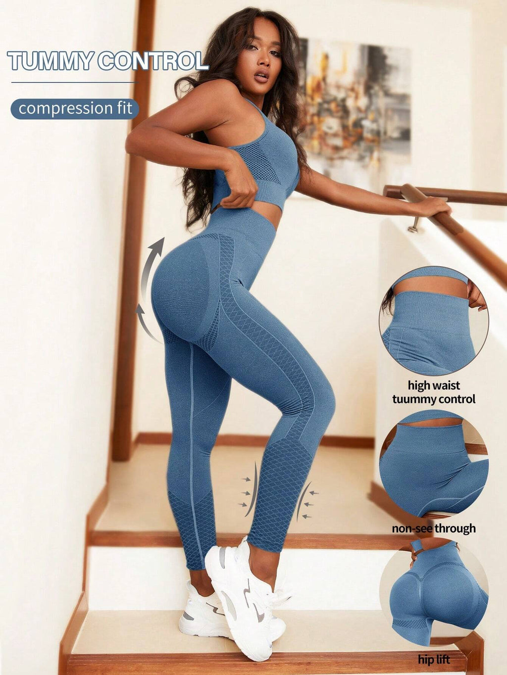 12493 1a-109 Conjunto Deporte Mujer 2 Pzas