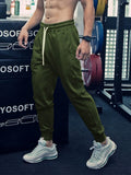 9144 1t-209 Pantalones Deportivos Con Cintura De Cordón Para Hombres