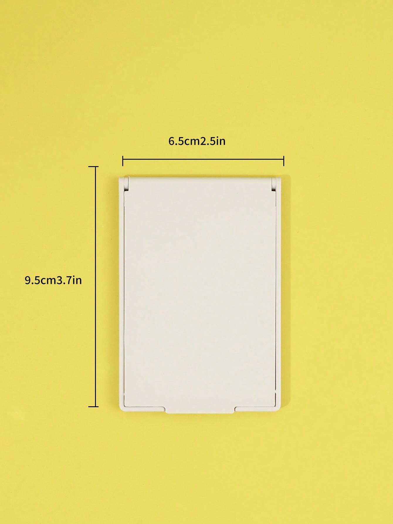 11408 1b-043 1 Pieza Espejo De Maquillaje Portátil Plegable Hd