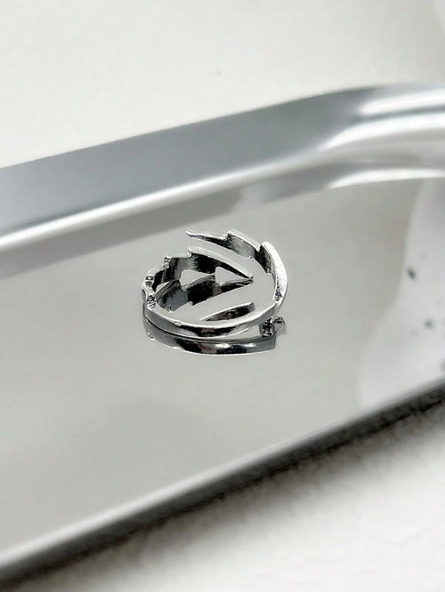 10320 1b-057 Una Pieza De Anillo Abierto Con Rayo
