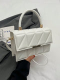 7545 1c-021 Bolso De Mano De Hilo De Bordar Con Textura Prensada De Moda Para Mujer