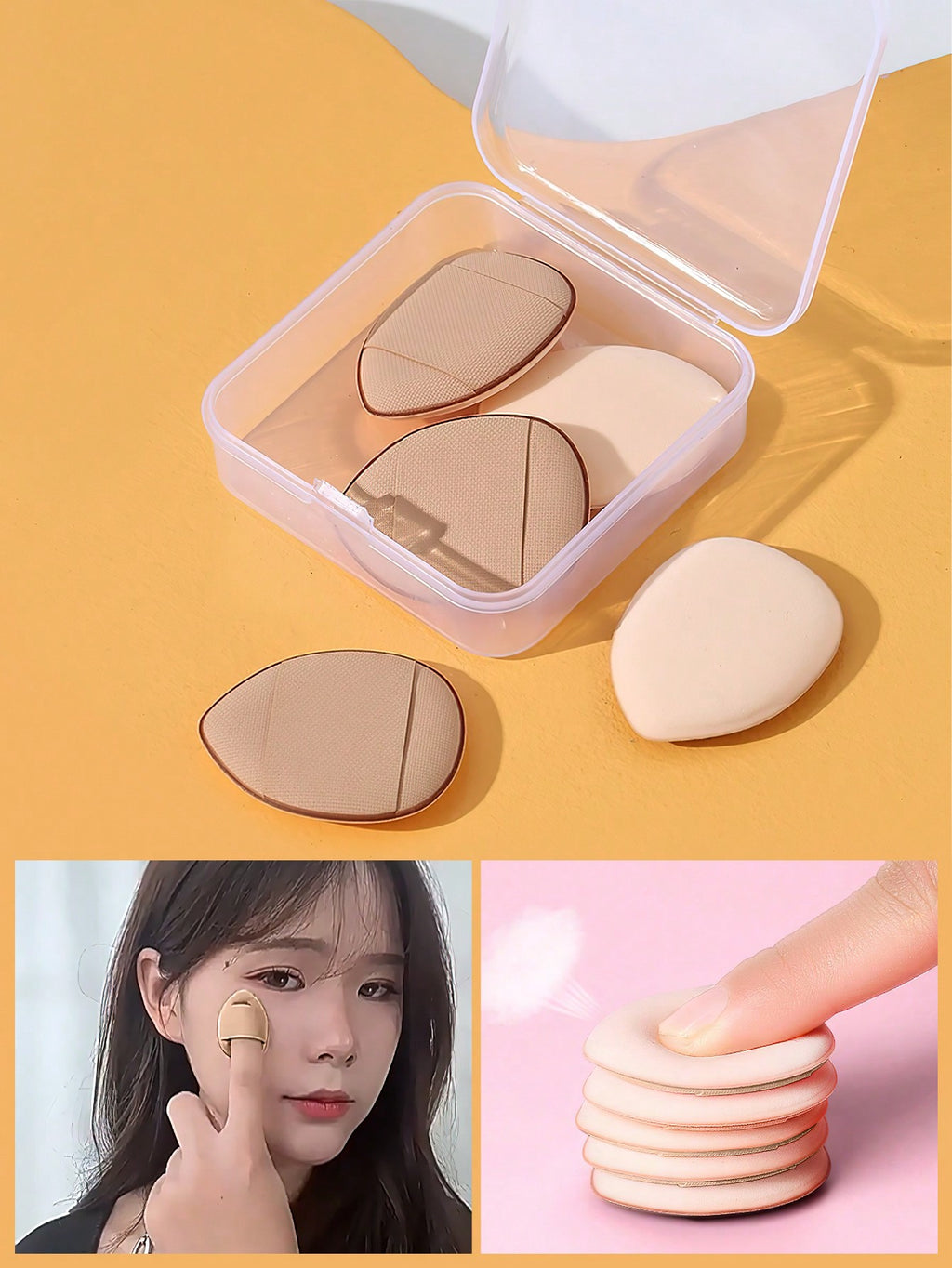 16834 1b-007 Mini Esponjas Acolchadas 6 Pzas