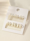 8689 1b-016 Pendientes De Aro Grandes En Forma De C