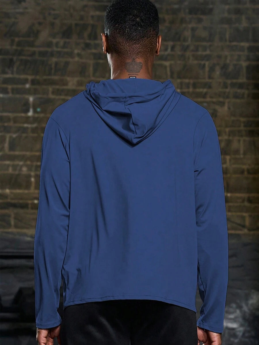 11023 1t-006 Sudadera Con Capucha De Hombre Con Estampado