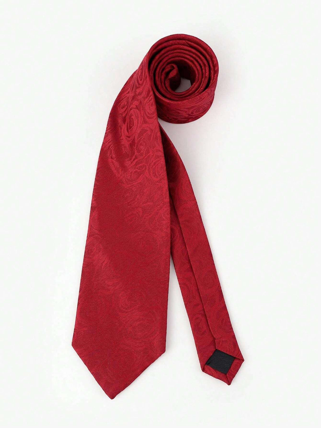 13499 1a-008 Corbata casual impresa con rosa 1 Pza