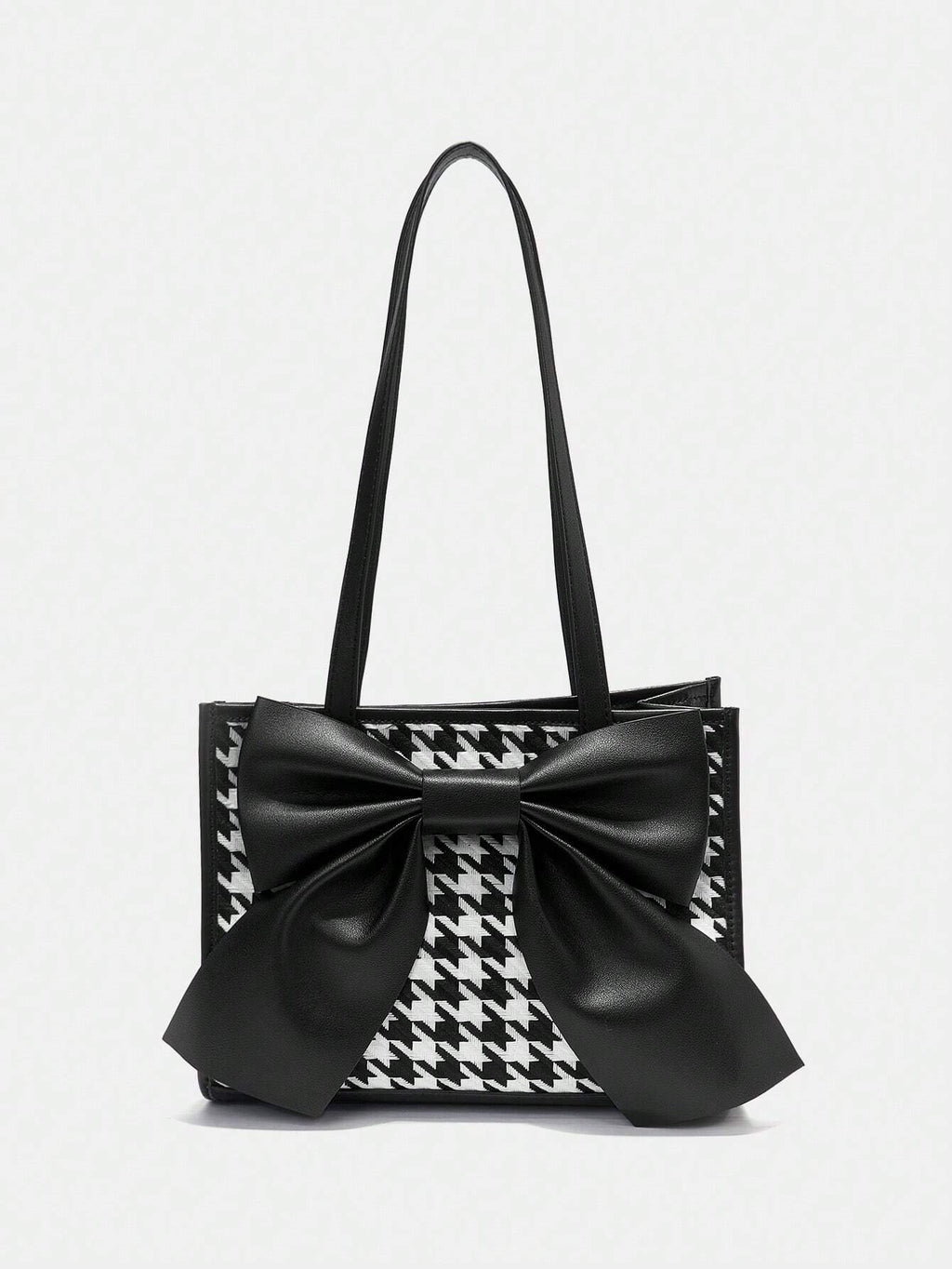 8926 1t-002 Bolso De Hombro Con Patrón Y Decorado Con Lazo