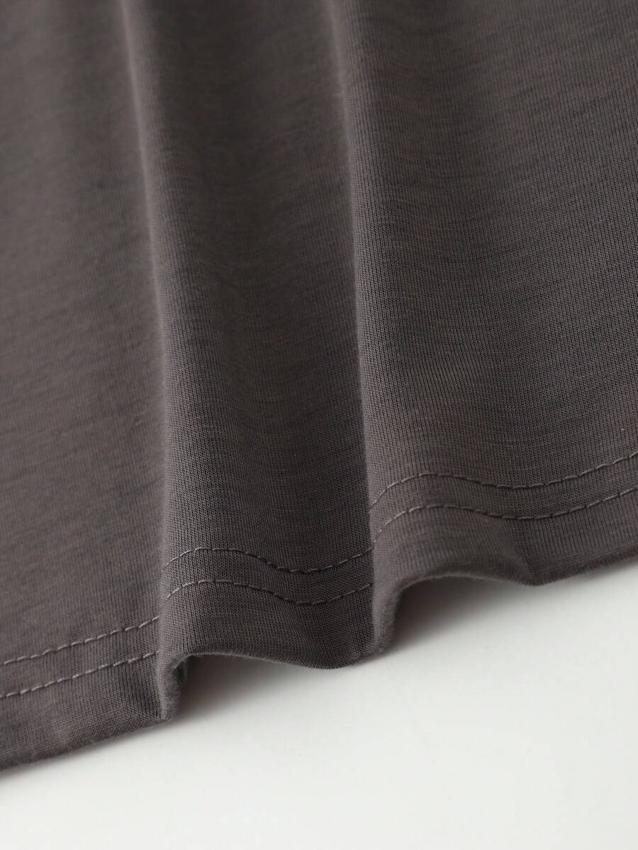 8409 1t-396 Camiseta cruzado con estampado