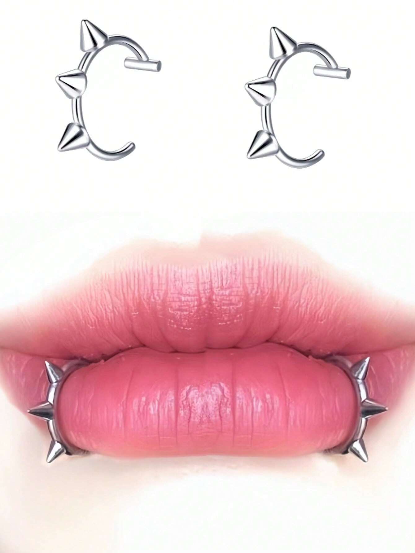 12645 1b-04-13 Piercing de labios 2 Pzas