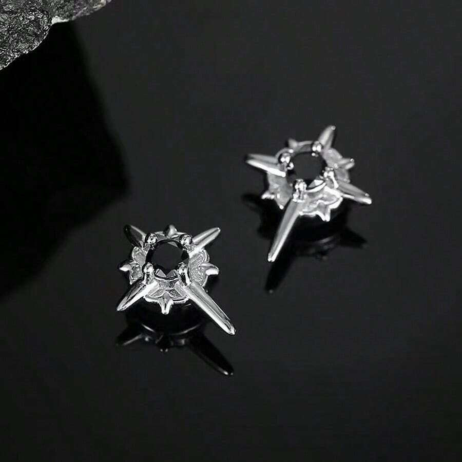 11347 1b-072 1 Par De Clips Magnéticos En Forma De Estrella Sin Perforación
