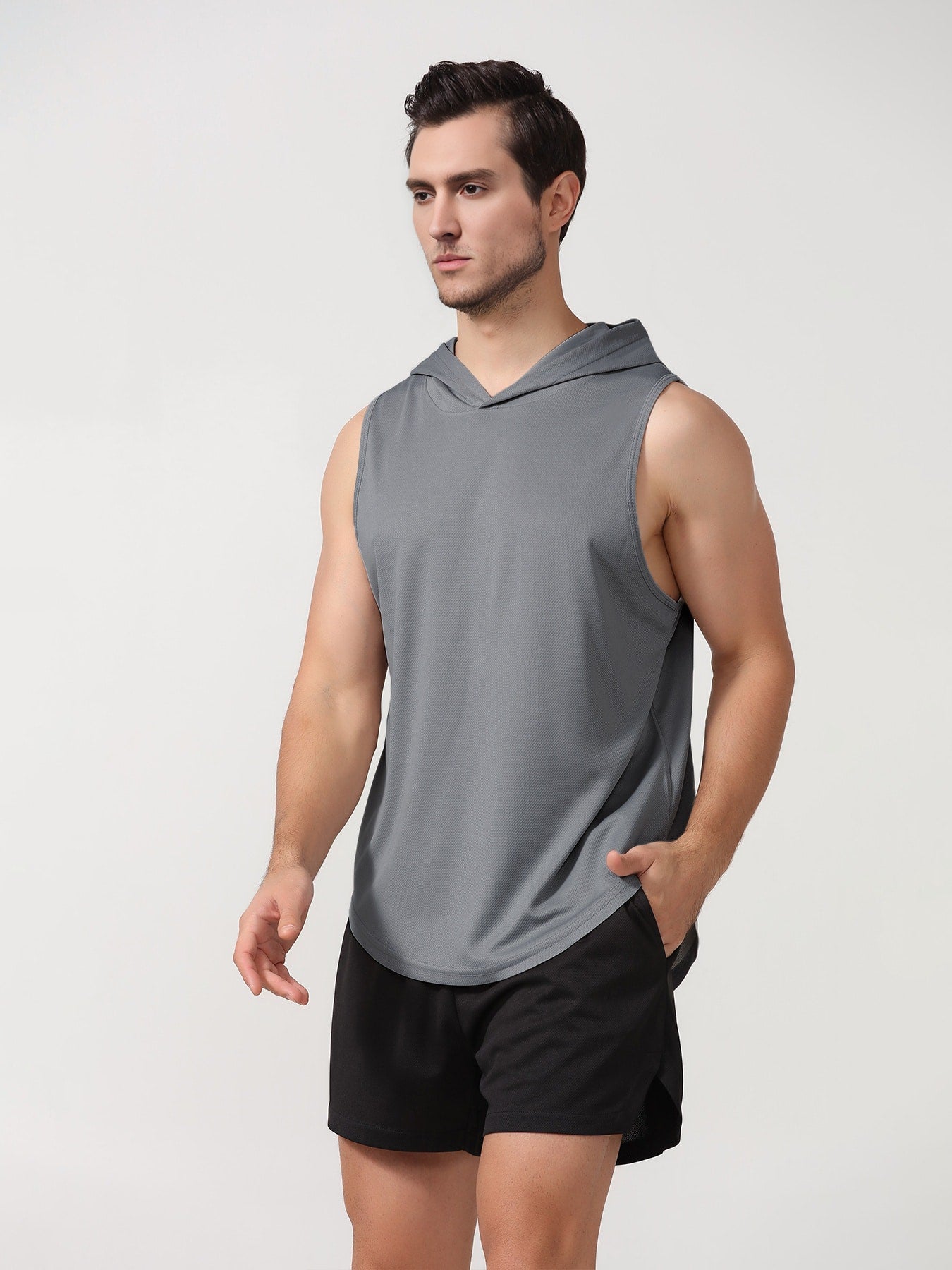 18318 1t-396 Camiseta sin mangas con capucha 1 Pza