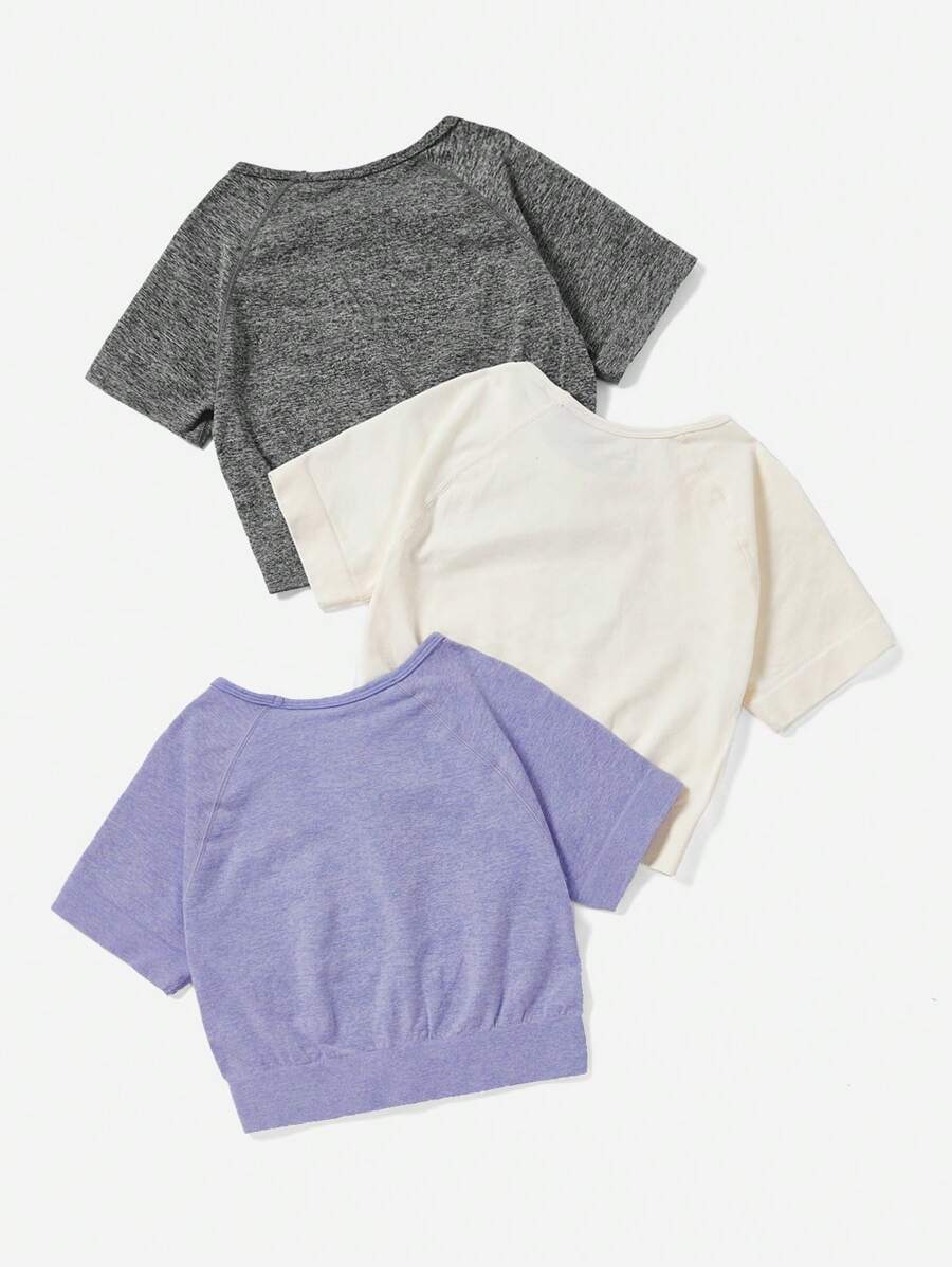 7991 1t-007 Top Basic Camiseta de mujeres deportivo