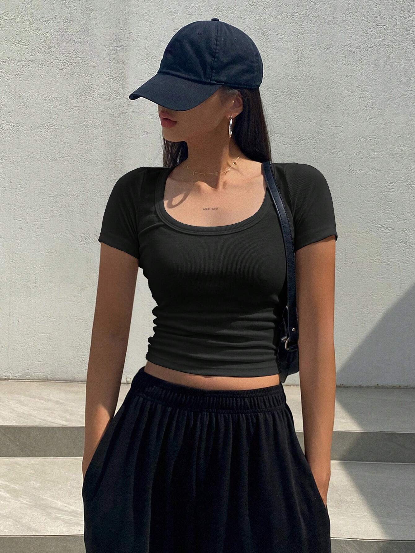 10289 1t-007 Camiseta Para Mujer Con Cuello Redondo DAZY