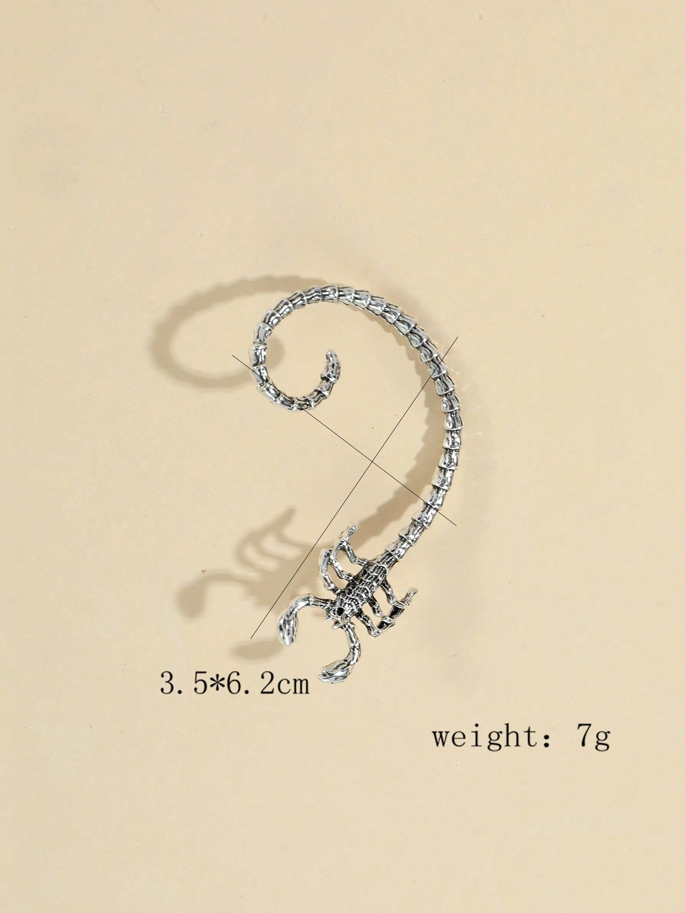 9729 1b-045  Pendientes Estilo Punk Vintage Forma De Escorpión