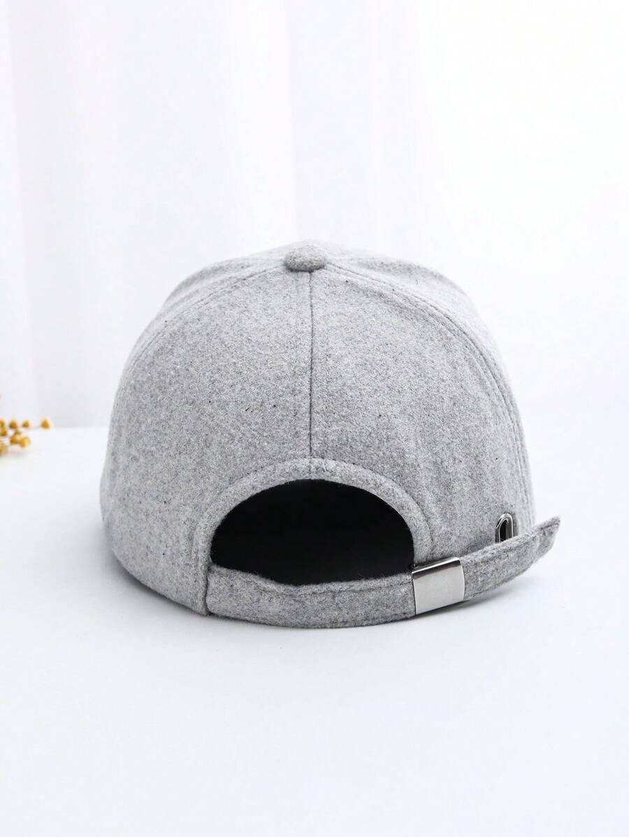 8525 1t-002 Una Pieza Unisex Gorra De Béisbol Vintage De Lana De Moda