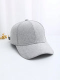 8525 1t-002 Una Pieza Unisex Gorra De Béisbol Vintage De Lana De Moda