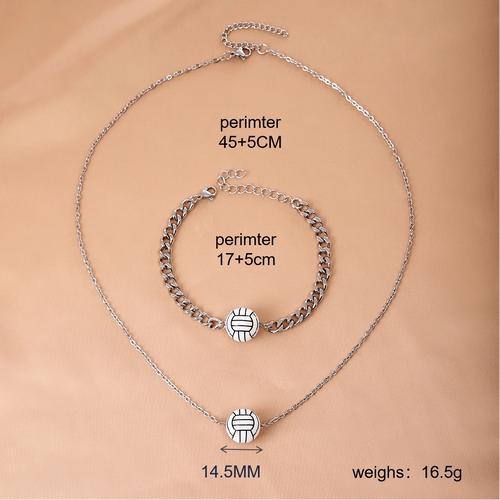 10048 b03-18 Set De Collares Y Brazaletes de futboll