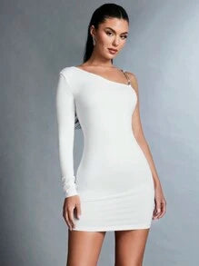 11783 1t-005 Vestido Con Brillantes En La Correa 1 pza