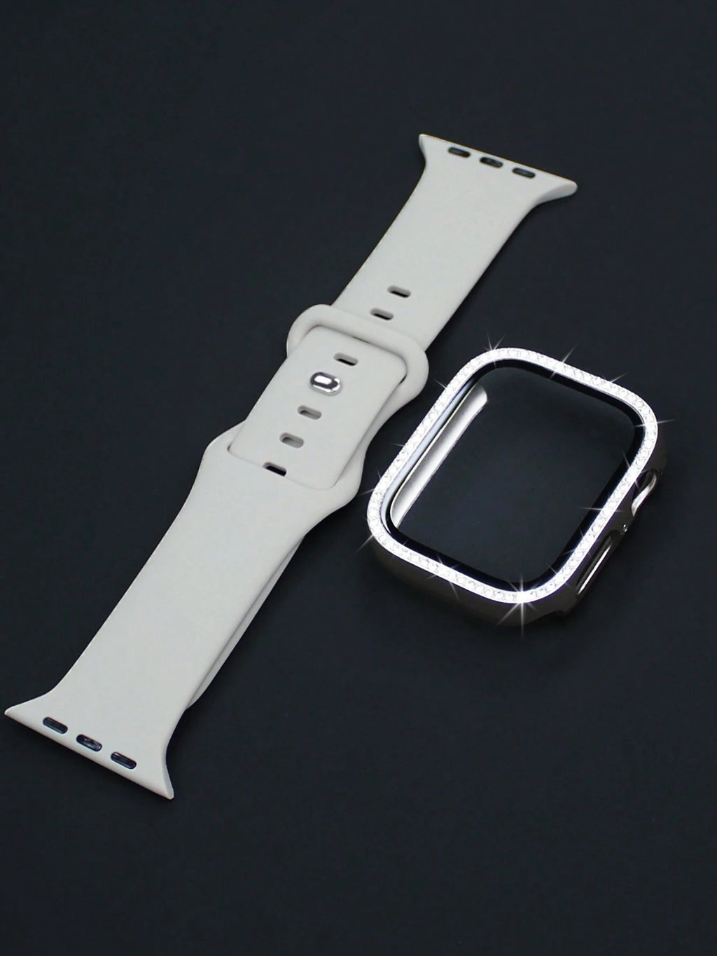10708 2t-005 Set dos Piezas Banda De Reloj De Silicona