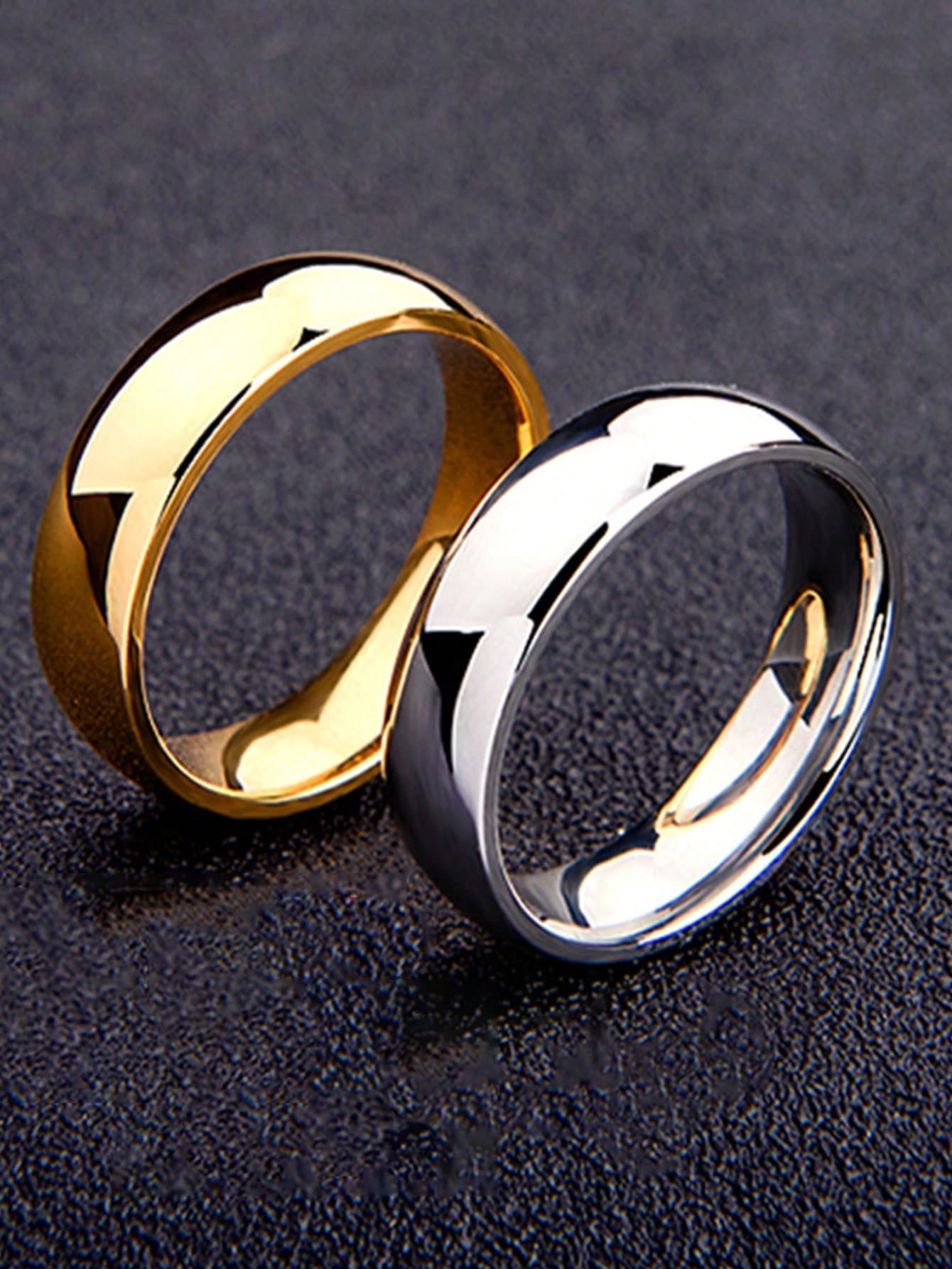 9488 1b-070 Dos Piezas/set Anillos De Moda