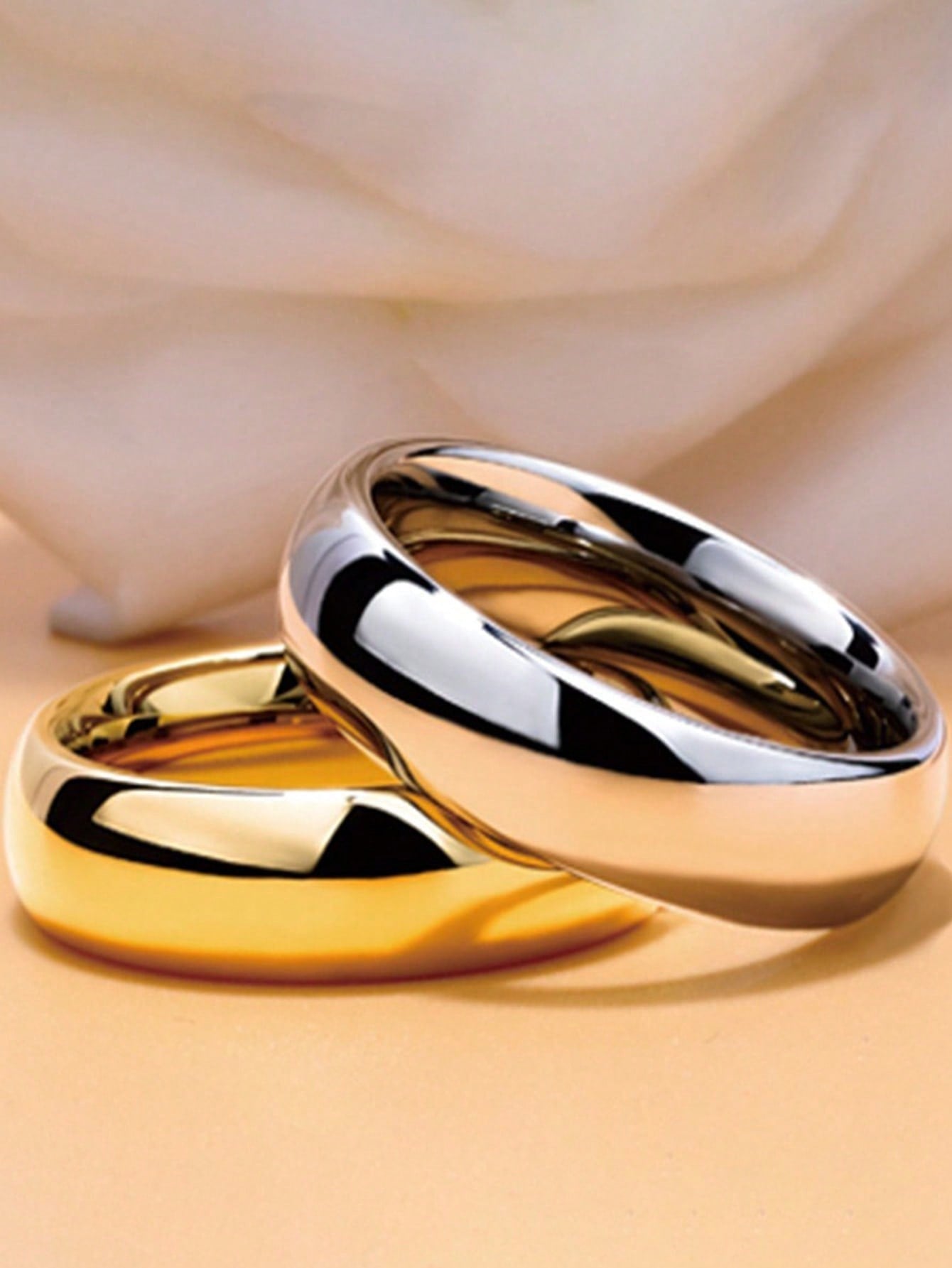 9488 1b-070 Dos Piezas/set Anillos De Moda