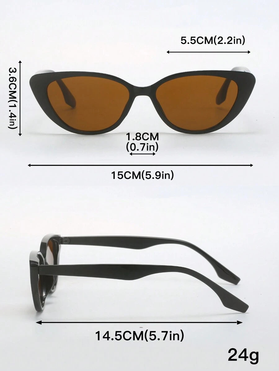 9034 a01-08 Gafas De Sol De Ojo De Gato De Plástico Para Hombres Y Mujeres