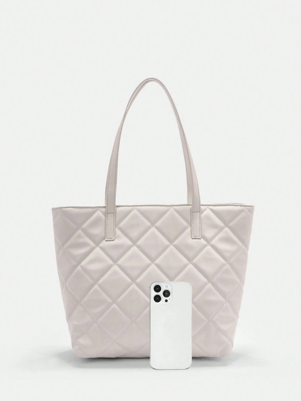 8764 1t-002 Bolso De Mano Acolchado De Costura