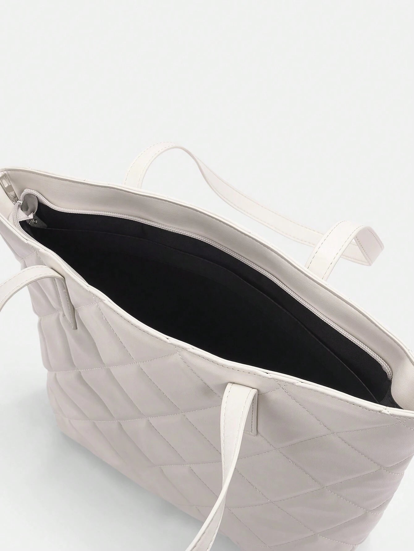 8764 1t-002 Bolso De Mano Acolchado De Costura