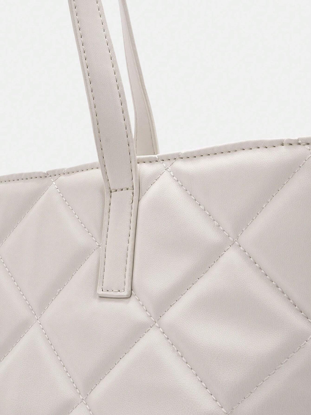 8764 1t-002 Bolso De Mano Acolchado De Costura