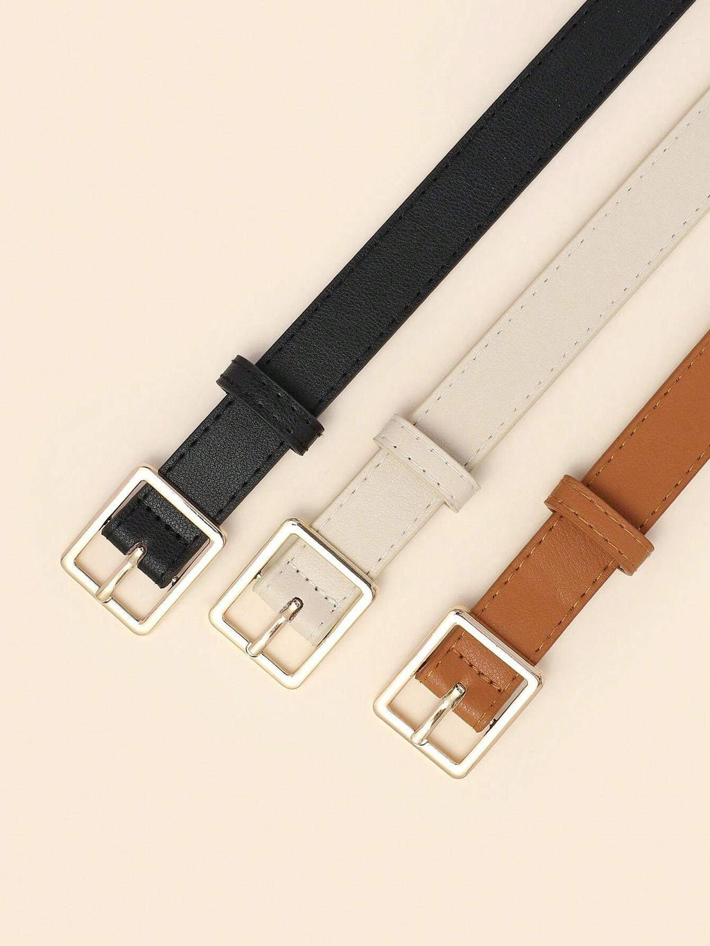 7927 a08-13 Cinturones De Cintura De Moda Para Mujeres De Pu Decorativo Con Hebilla De Metal