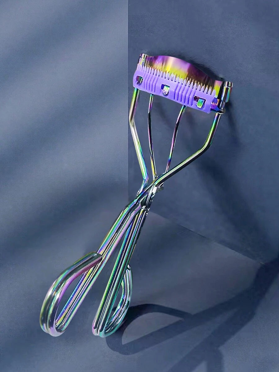 11543 1b-150 Rizador De Pestañas De Silicona Con Almohadillas De Repuesto Y Bolsa De Satén Diseñado Sin Pellizcar Ni Tirar Y Ideal Para Aquellos Con Pestañas Planas Rectas Que Desean Rizos Dramáticos Sin Costura Y Duraderos