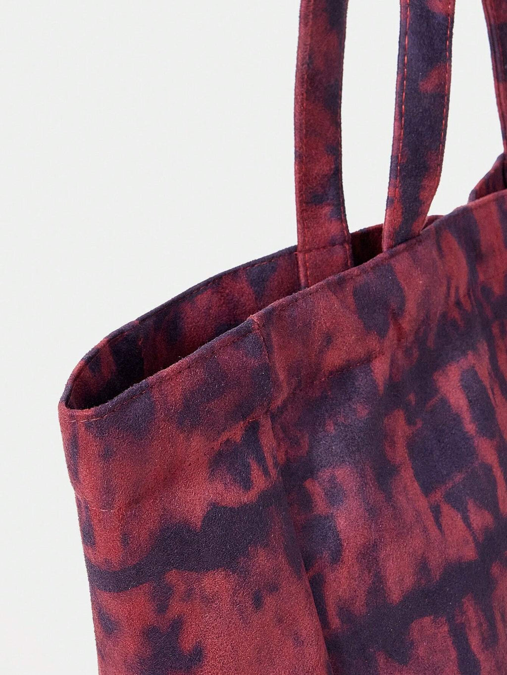 8766 1t-002 Bolso Tote Teñido Anudado Para Mujer