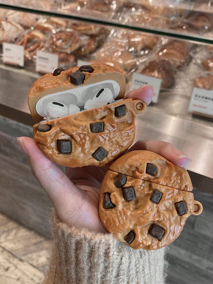 9259 2t-010 Funda de Airpods Con Diseño De Galleta De Bizcocho