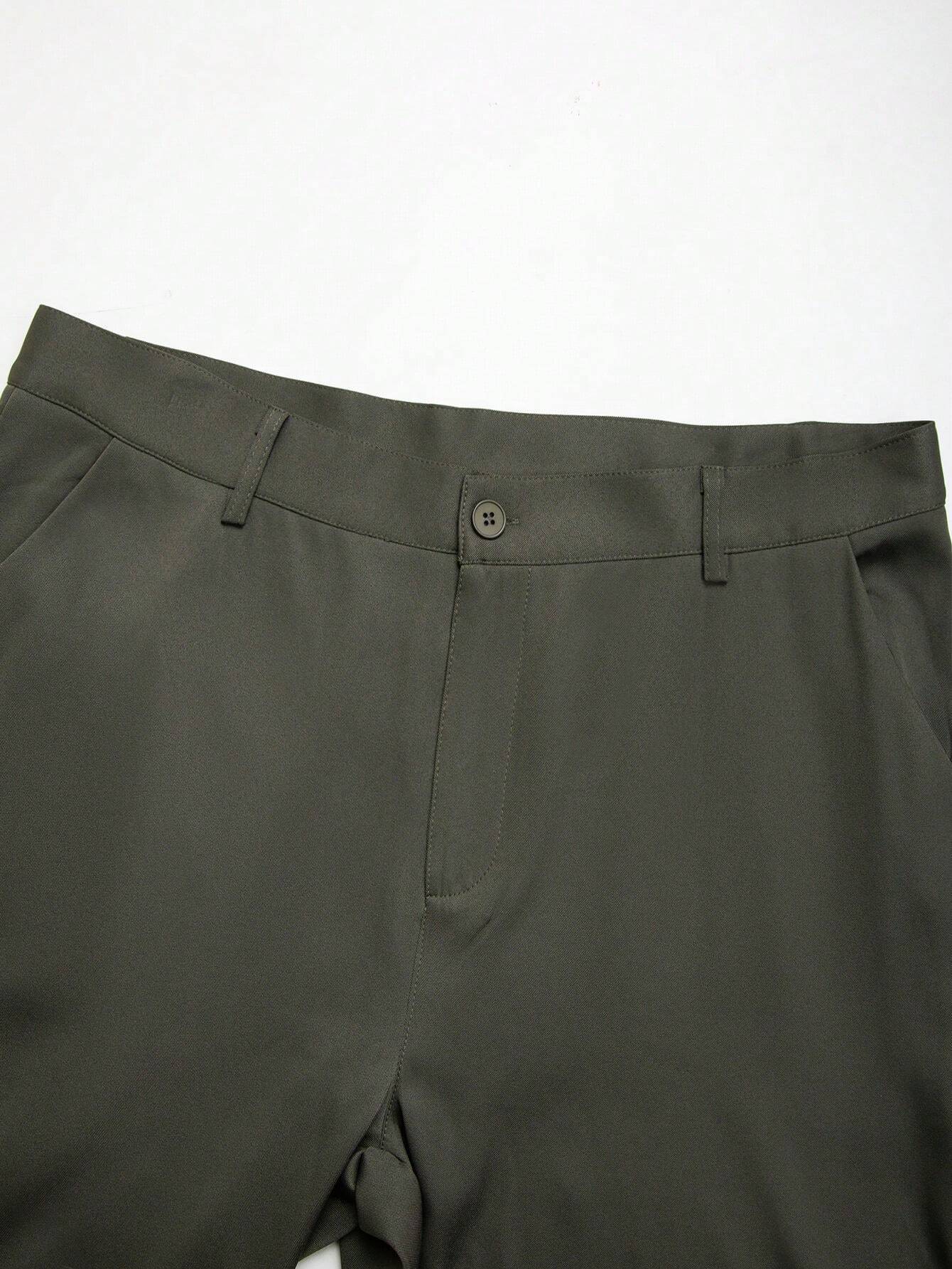 9188 a03-10 Pantalón De Traje Con Bolsillos Laterales Inclinados