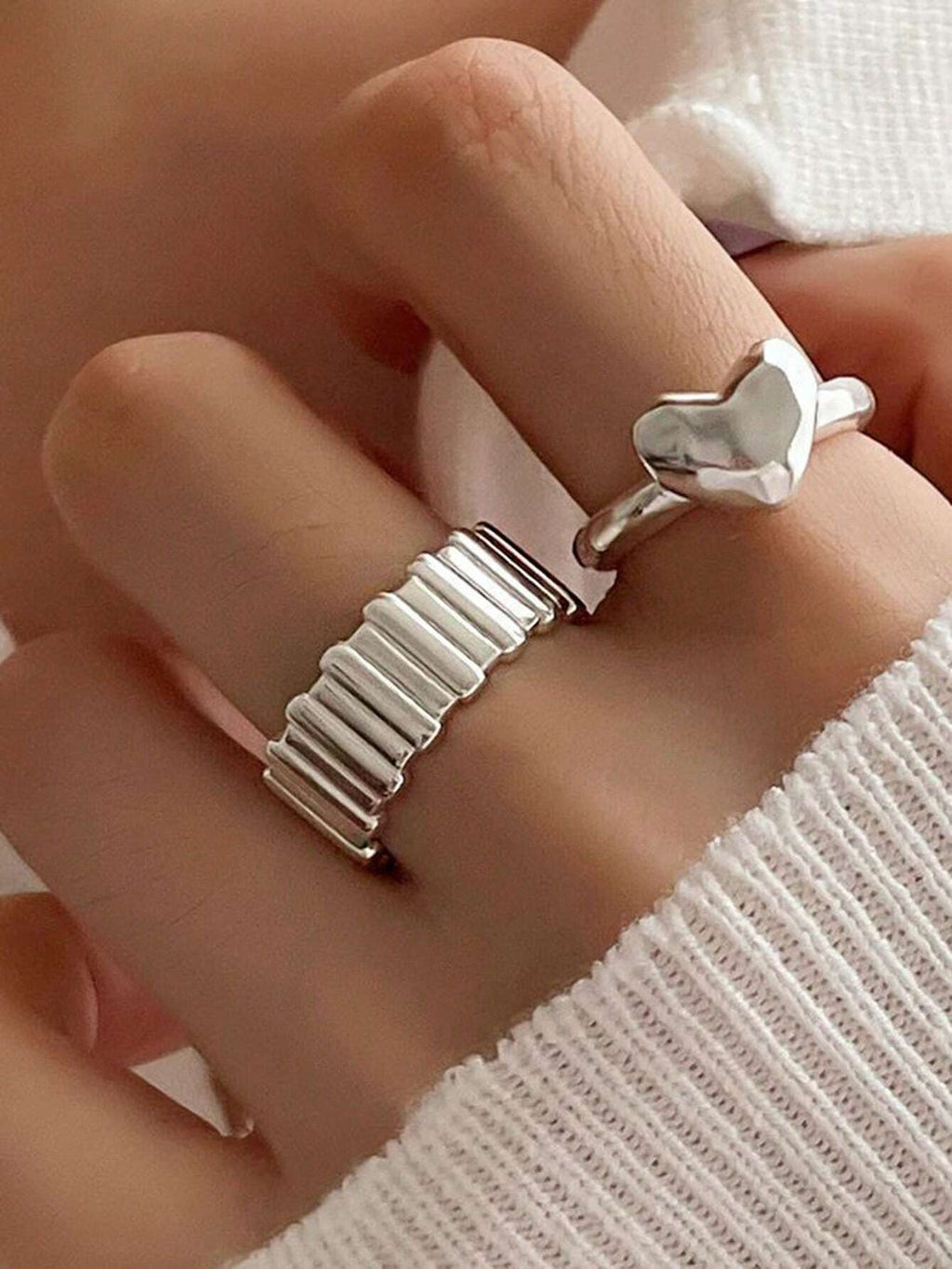 14984 1b-033 Anillos De Pareja 2 Pzas