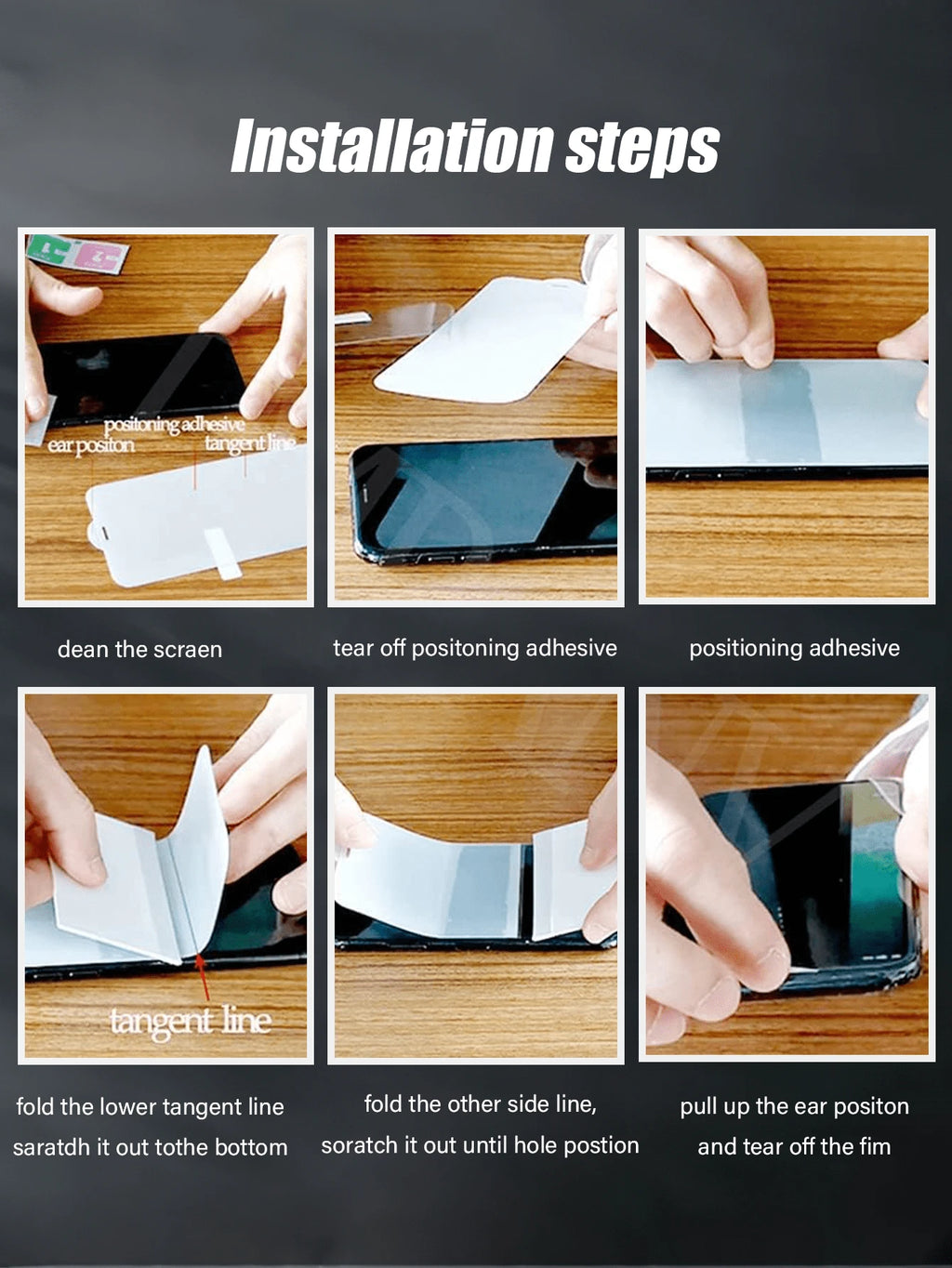 9185 2t-ProPa Protector De Pantalla Tpu De Alta Definición