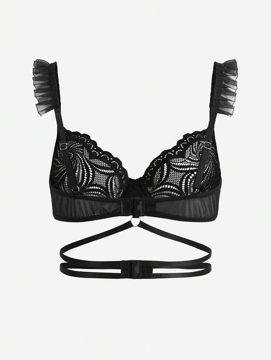 13557 1a-046 Sujetador De Lencería De Malla Y Encaje 1 Pza