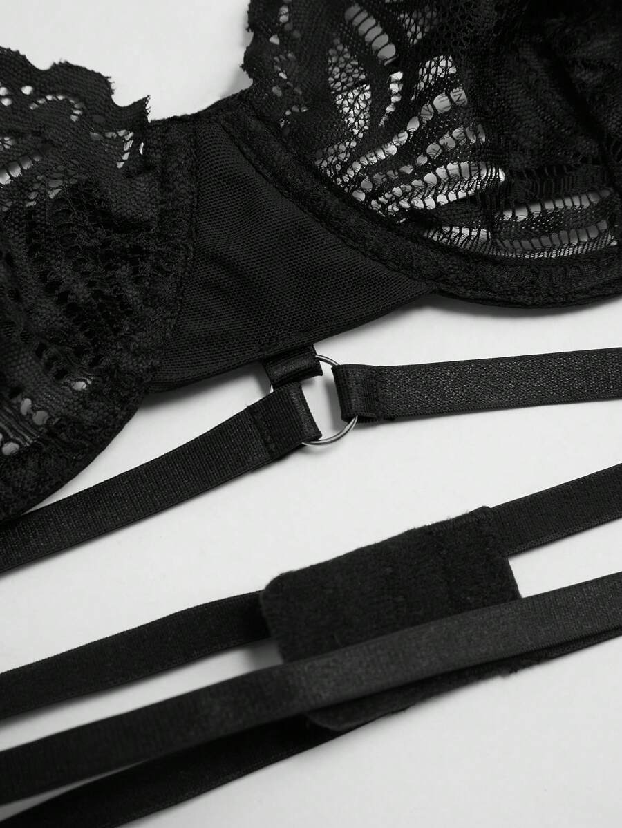 13557 1a-046 Sujetador De Lencería De Malla Y Encaje 1 Pza