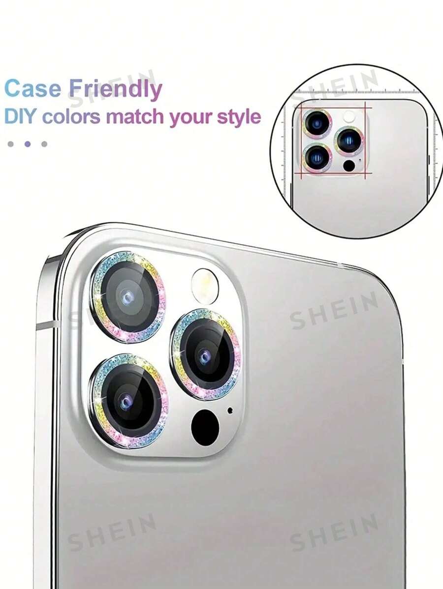 14036 2t-ProCa Cubierta De Cámara De Apple Con Protección De Lente Brillante