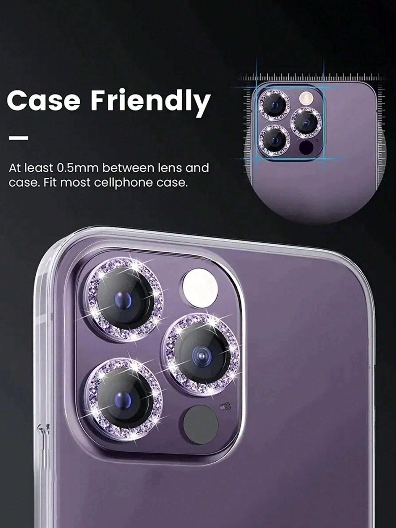 9177 2t-ProCa Protector De Cámara Con Purpurina Para Tapa