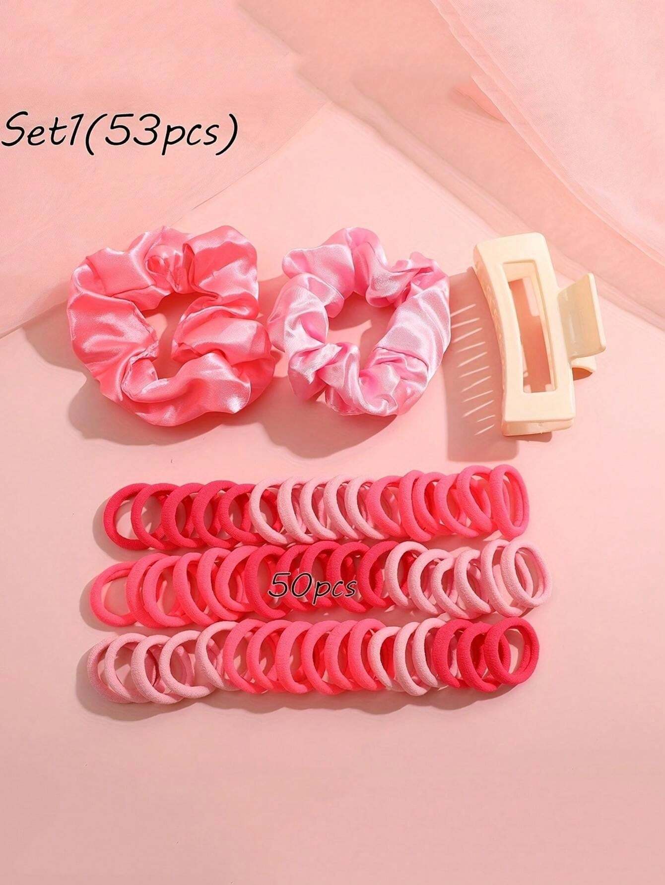 13304 1b-002 Bandas Para El Cabello 53 Pzas